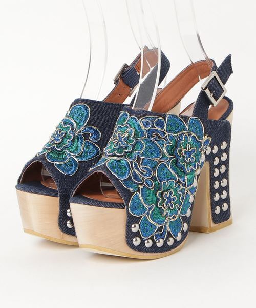 Jeffrey Campbell 刺繍サボサンダル