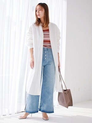 LADYMADE ツイストスリーブシャツOP