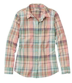 L.L.Bean エル・エル・ビーン・マドラス・シャツ、長袖