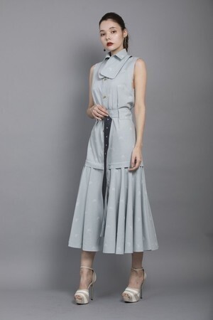 HUNDRED COLOR Embroidery Dress