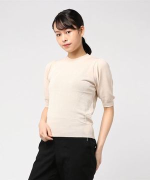 REDYAZEL パフスリーブハイネックニット