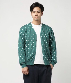 HYSTERIC GLAMOUR DOT編込カーディガン