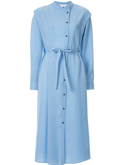 LE CIEL BLEU ロングスリーブ シャツドレス