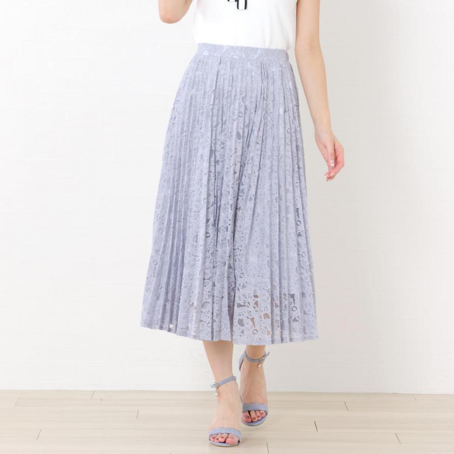 MISCH MASCH レースプリーツスカート