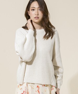 003 J.FERRY ワッフルオーバーニットプルオーバー