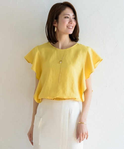 Loungedress ドレープシャーリングブラウス