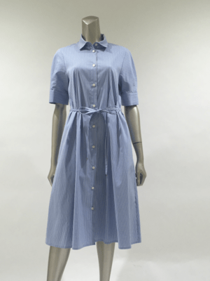 LAPINE BLEUE ブロードストライプワンピース