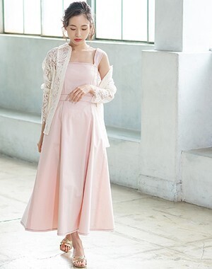 Cherie Mona ステッチジャンパースカート