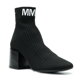 MM6 Maison Margiela ロゴ ソックスブーツ