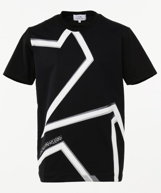 Calvin Klein グラフィックメッシュレイヤー スターTシャツ