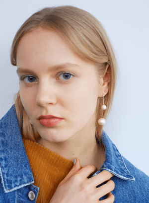 ROOM hang cottonpearl pierce