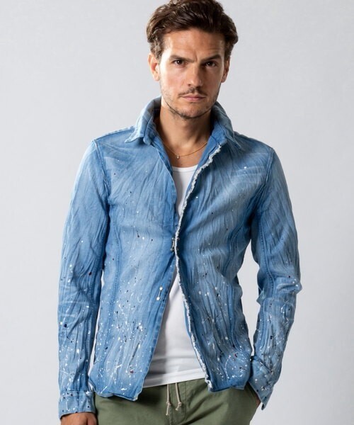 wjk denim hook shirt