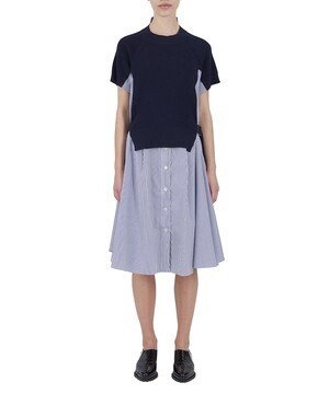 sacai COTTON KNIT DRESS