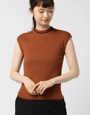 MEW’S REFINED CLOTHES 洗えるラインボトルネックニット