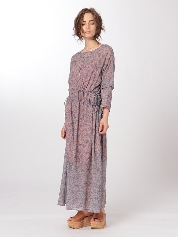 ETRE TOKYO リリープリントシアーワンピース