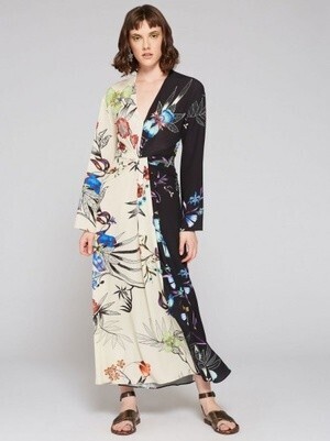 ETRO garden of eden-print long dress