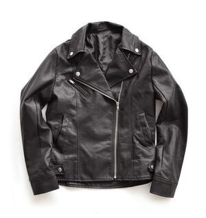 e-zakkamania stores フェイクレザー ライダースジャケット［ダブル ］