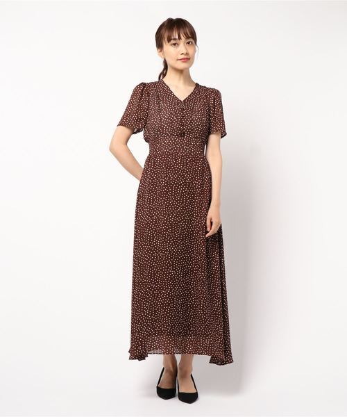 N.（N. Natural Beauty Basic） ドットウエストシャーリングワンピース