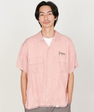 BEDWIN & THE HEARTBREAKERS S/S OPEN COLLAR BOWLING SHIRT “MARSHALL”