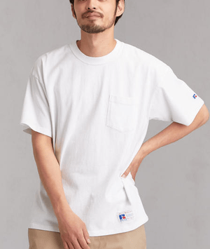 RUSSELL ATHLETIC SC RUSSELL PIG ポケット Tシャツ