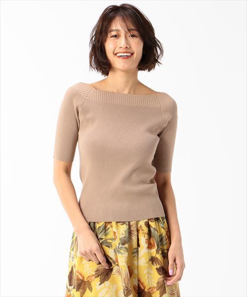 LAISSE PASSE オフショルリブニット