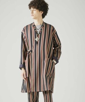 Johnbull Private labo ストライプシャツコート | ジョンブル公式通販/Johnbull online store