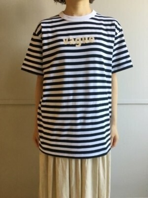 vent blanc vague ボーダーTシャツ