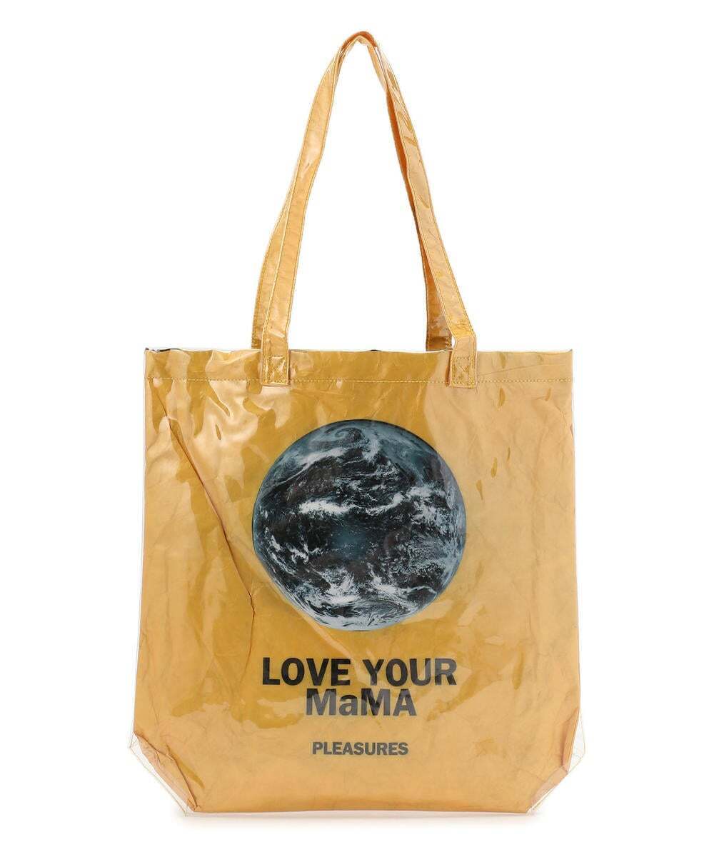 PLEASURES MAMA PLASTIC TOTEBAG