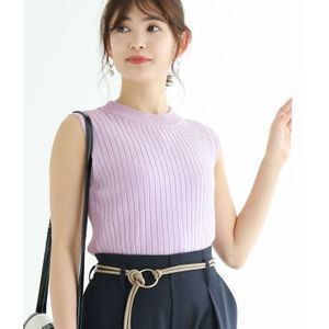 ViS 【COOL TOUCH】ワイドリブプチハイプルオーバー