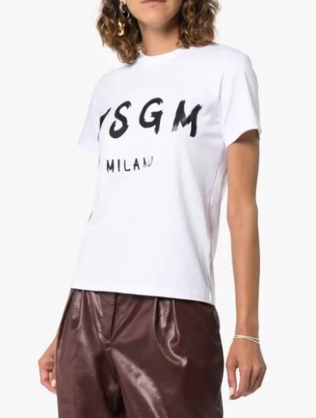 MSGM ロゴTシャツ