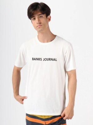 BANKS JOURNAL BANKS / バンクス : LABEL STAPLE TEE SHIRT