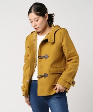 STYLEBLOCK メルトンショート丈ダッフルコートジャケット