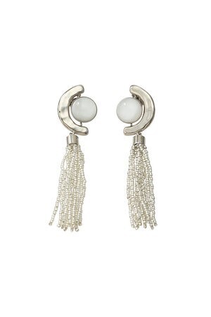 ADER.bijoux FRAGMENT ガラスタッセルイヤリング