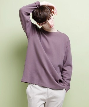EMMA CLOTHES ロールアップスリーブポンチプルオーバー