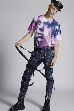 Dsquared2 Blu Cadet Military Jeans