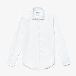 LACOSTE ストレッチコットンポプリンシャツ