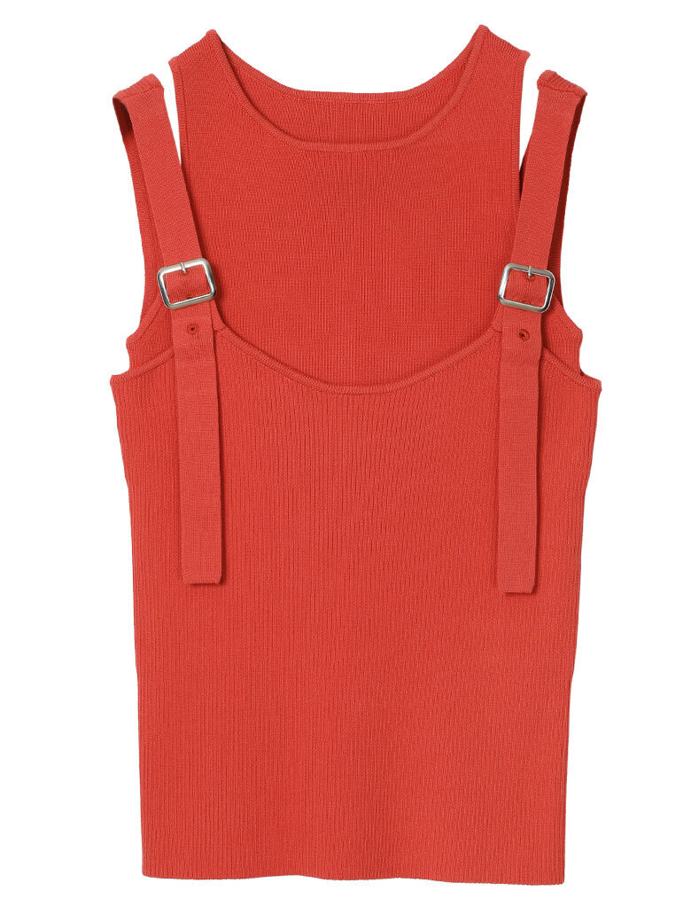 AMERI VINTAGE MEDI OVERLAP AND PEEK KNIT