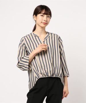 Brahmin ストライプブラウス