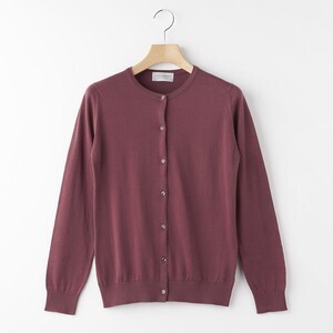 JOHN SMEDLEY CATANIA レディース 長袖クルーネックカーディガン