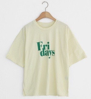 DHOLIC Fri daysハーフスリーブTシャツ