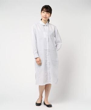 MEW’S REFINED CLOTHES CVC ロングシャツワンピース