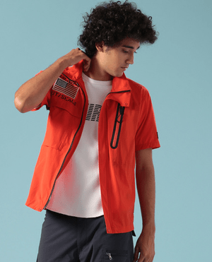 AVIREX フロッグマン ストレッチ ジップ シャツ/FROGMAN ZIP SHIRT