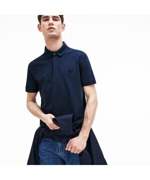 LACOSTE レギュラーフィット ストレッチ パリポロシャツ (半袖