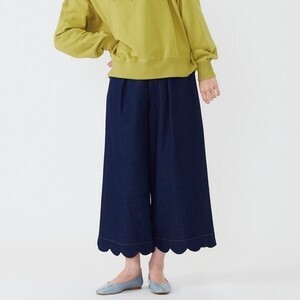 POU DOU DOU 裾スカラップタックパンツ