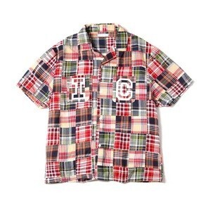BILLIONAIRE BOYS CLUB ICECREAM PATCHWARK CHECK OPEN COLOR SHIRT