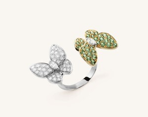 Van Cleef & Arpels ドゥ パピヨン アントレ レ ドア リング