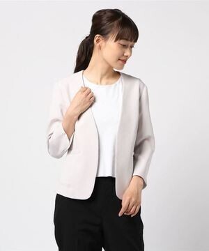 MEW’S REFINED CLOTHES 7分袖カラーレスジャケット