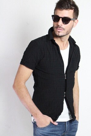 wjk half sleeve hook shirt