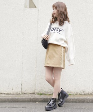 Heather サイドラインスカート