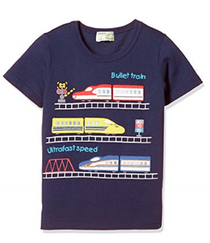 MOTHERWAYS トドラーボーイズ 新幹線3編成柄 半袖Tシャツ